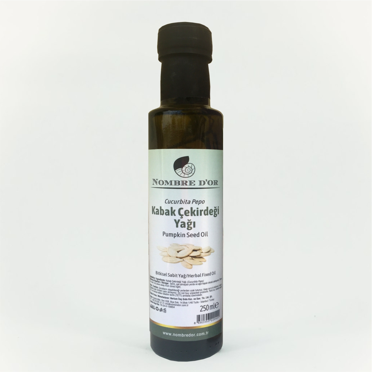 Kabak Çekirdeği Yağı 250 ml Şişe