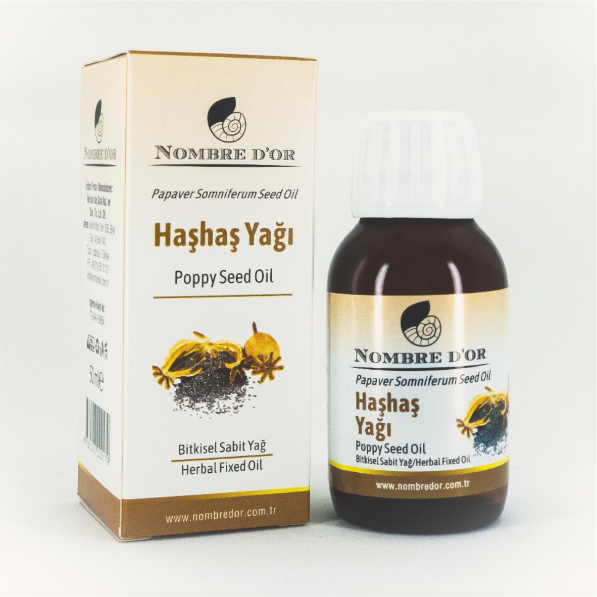 Haşhaş Yağı 50 ml Kutu
